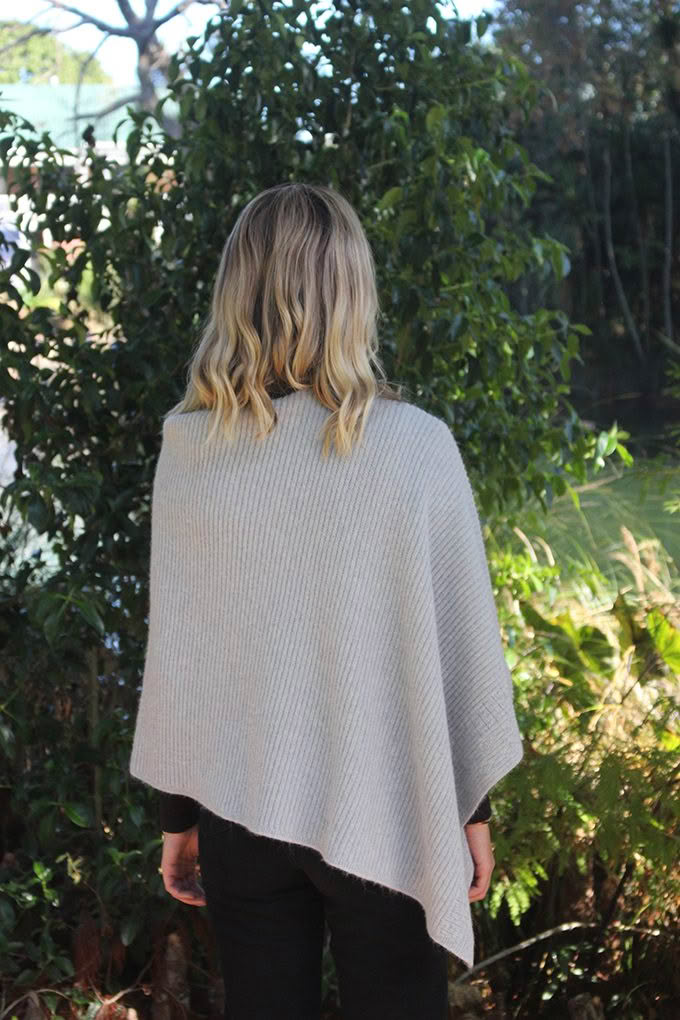 Ribbed Poncho - Image 4