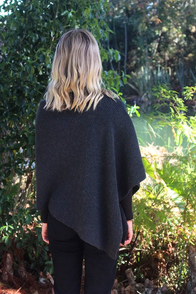 Ribbed Poncho - Image 3