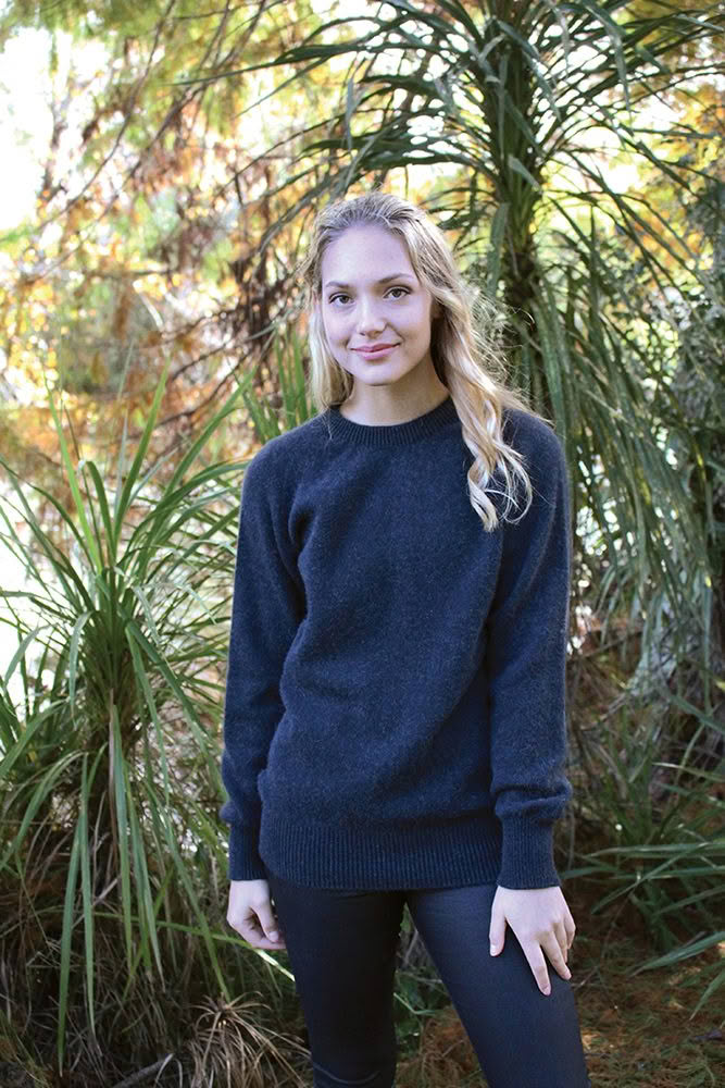 Plain Crew Neck Jumper - Image 2