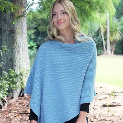 Ribbed Poncho
