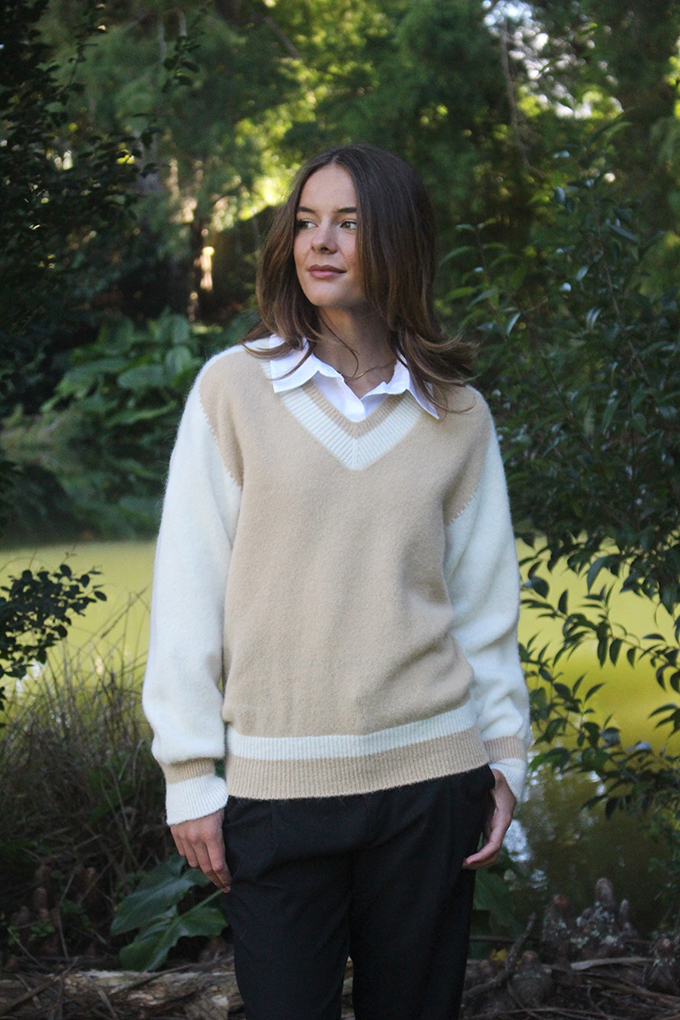 V-Neck Varsity Jumper